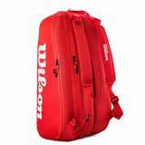 Raqueteira Wilson Super Tour X9 - Vermelha