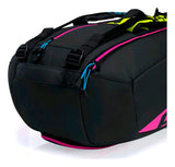 Raqueteira Babolat Pure Aero Rafa X12 Preta Amarela e Rosa