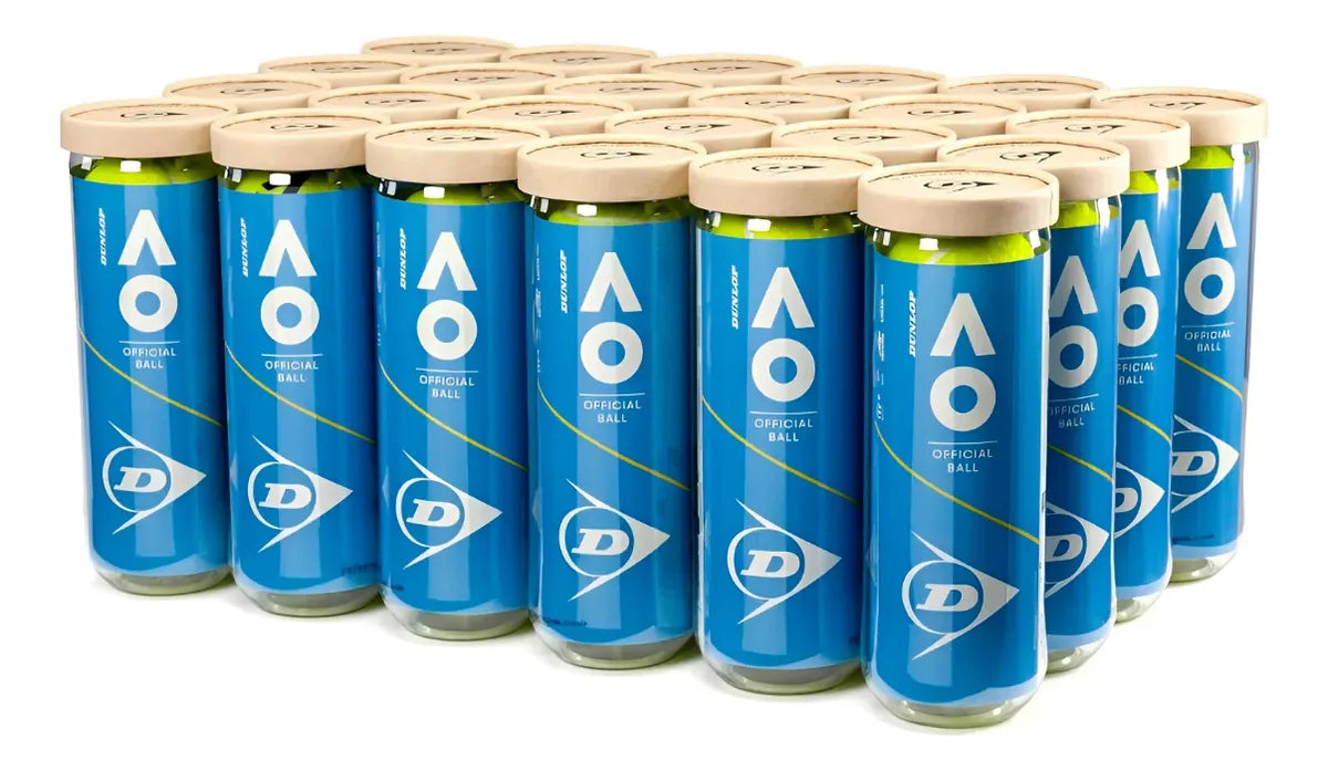 Bola de Tênis Dunlop Australia Open Caixa com 24 Tubos