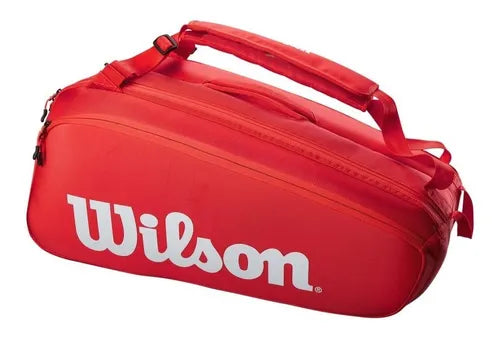 Raqueteira Wilson Super Tour X9 -Vermelha