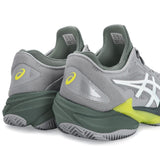 Tênis Asics Court FF 3 Masculino Clay / Saibro - Cinza/Verde