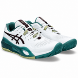 Tênis Asics Gel Resolution X  Clay Saibro Masculino Branco e Verde