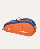Raqueteira Wilson Roland Garros Team X3 - Marrom e Azul