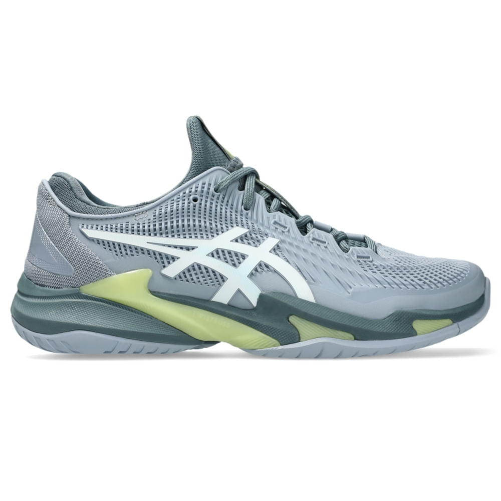 Tênis Asics Court FF 3 Masculino Clay / Saibro - Cinza/Verde
