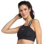 Top Nike Pro Dri-Fit Swoosh Feminino - Preto