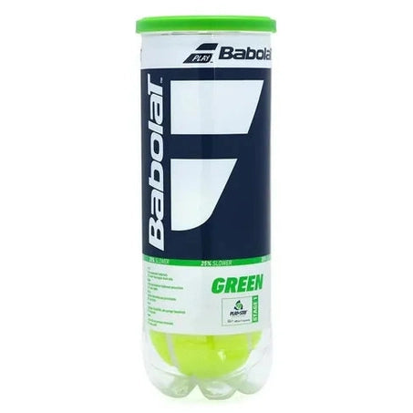 Bola de Tênis Babolat Green Estágio 1 - Tubo Com 3 Bolas