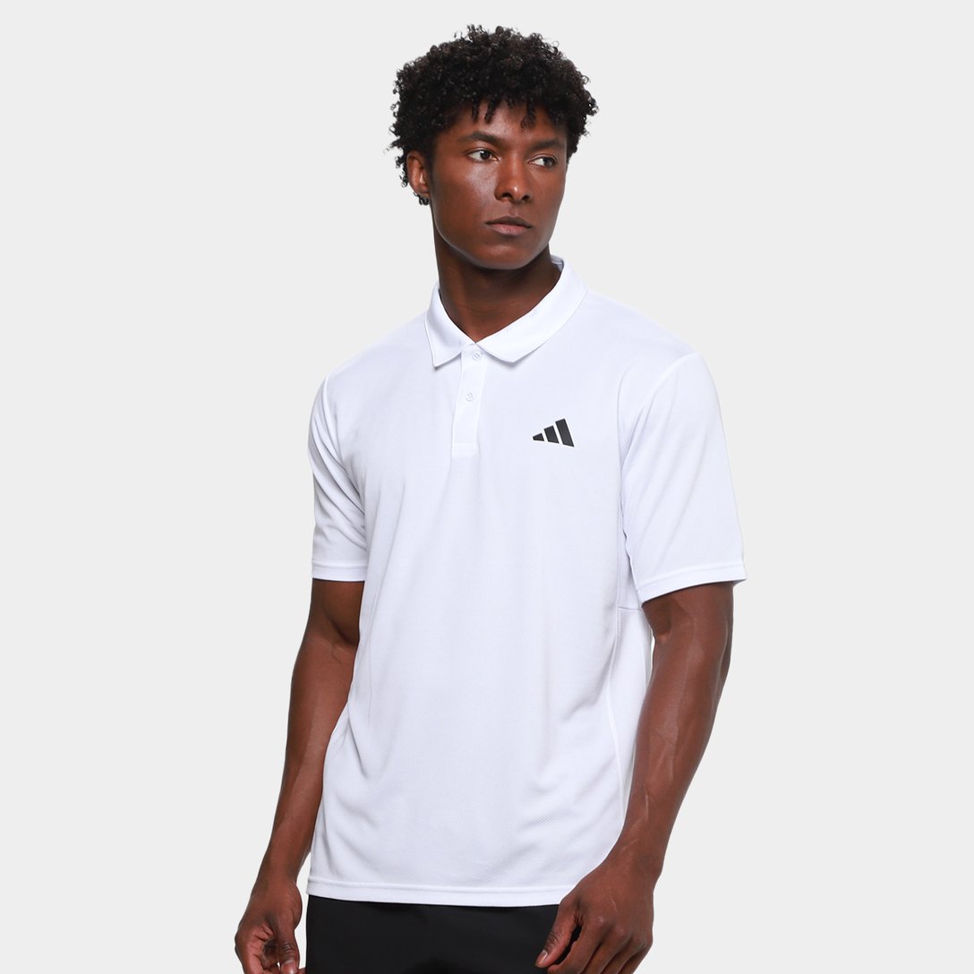 Camisa Polo Adidas We Base Masculina - Branco