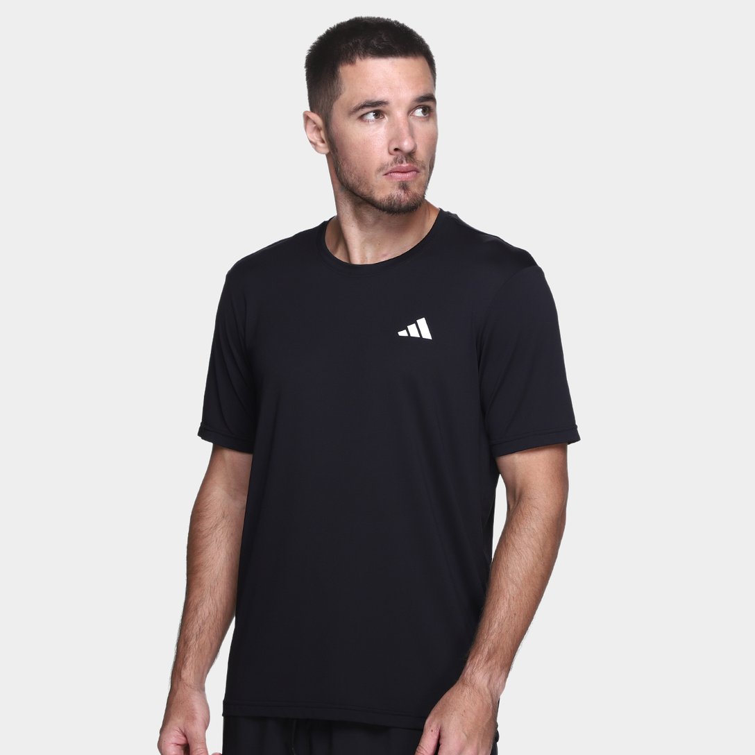 Camiseta Adidas 3 Listras Masculina - Preta