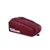 Raqueteira Wilson Defyer Redline 9 Pack - Bordô