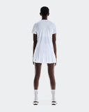 Saia Short On Running Court Skirt Pleated - Branca
