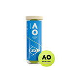 Bola De Tênis Dunlop Australian Open AO - Tubo com 3 bolas