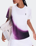 Camiseta On Running Court-T Swing Feminana - Branca/Roxa