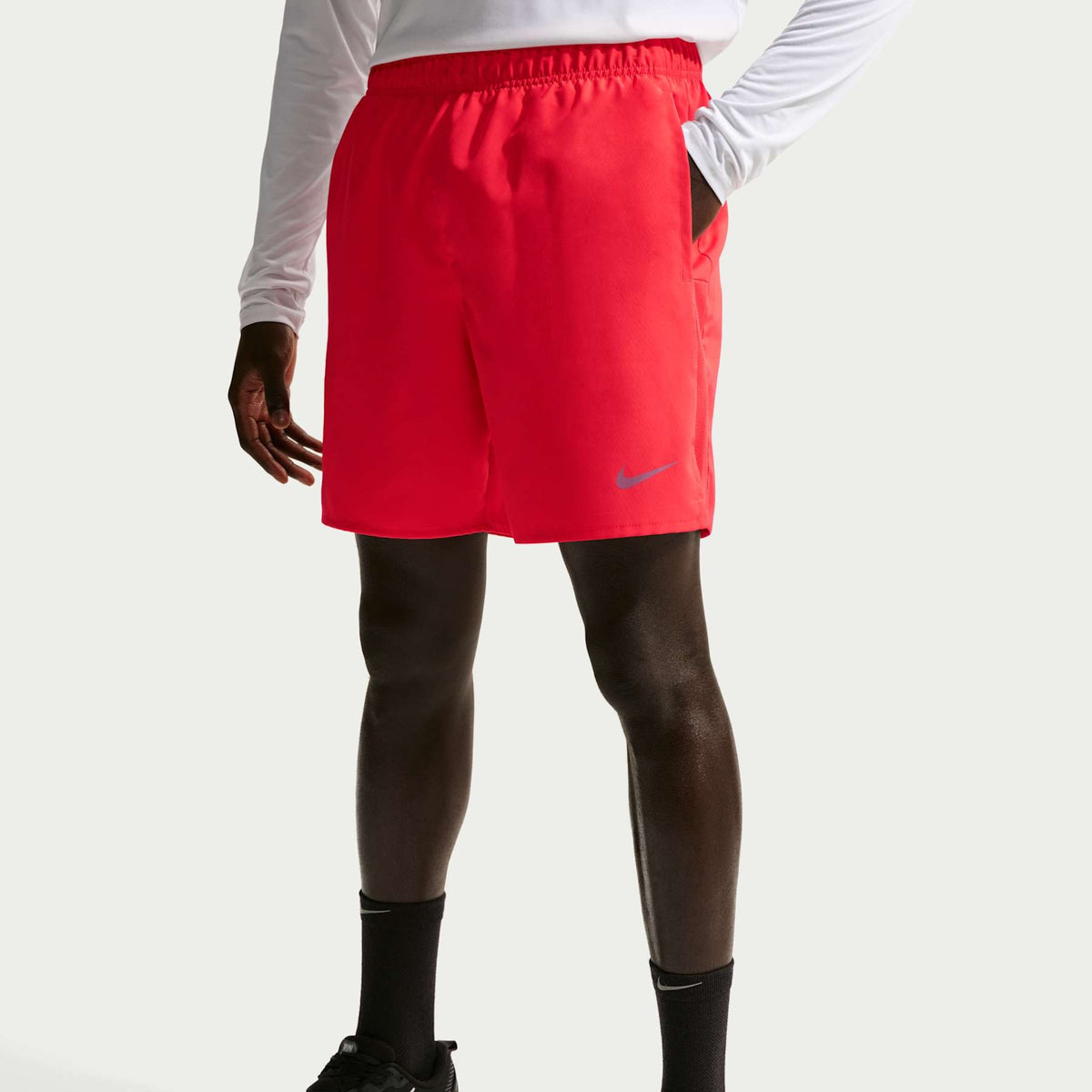 Shorts Dri-FIT Nike Challenger Masculino - Vermelho