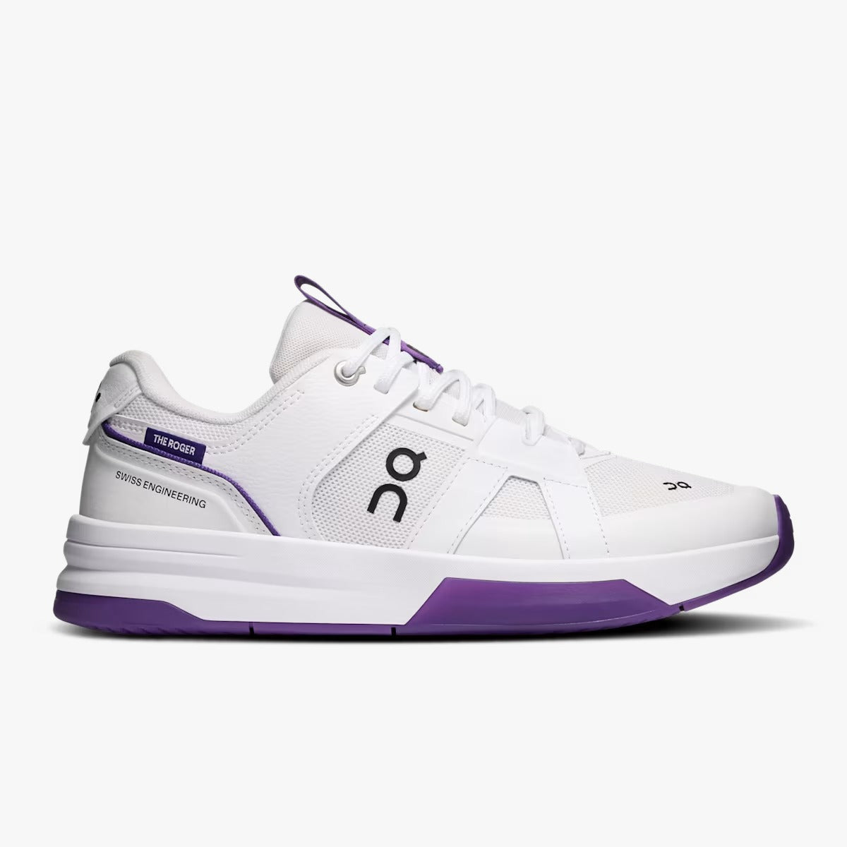 Tênis On Running The Roger Pro 2 All Court Feminino - Branco / Roxo