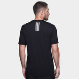Camiseta Adidas 3 Listras Masculina - Preta