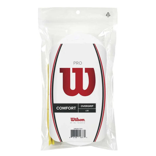 Overgrip Wilson Pro Comfort Com 30 Unidades - Branco