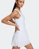 Vestido On Running Court Dress Split - Branco