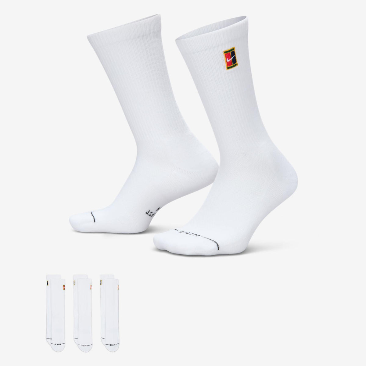 Meia Nike Everyday Elevated  (3 pares ) - Branco