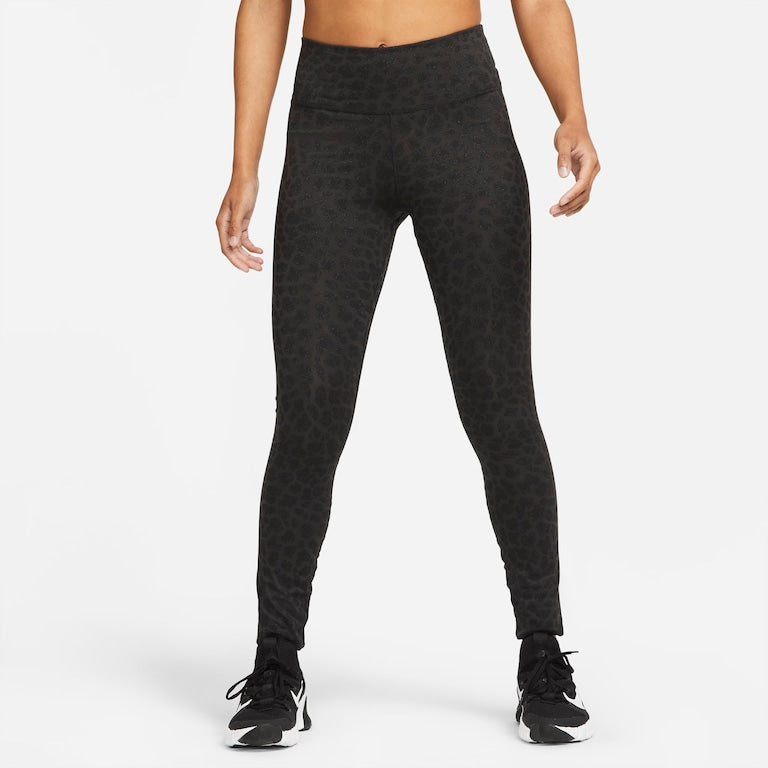 Legging Nike Dri-FIT One Feminina - Estampada com glitter / Preto