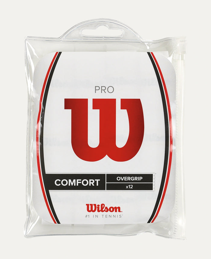 Overgrip Wison Pro 12 unidades - Branco