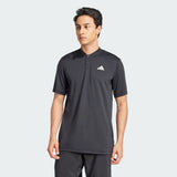 Camisa de Tênis Henley Club Climacool - Preto