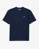 Camiseta Lacoste  Esportiva em Algodão Ultra Dry - Azul Marinho
