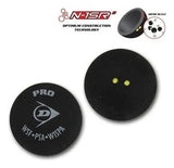 Bola de Squash Dunlop XX Pro ( 2 Pontos Amarelas)