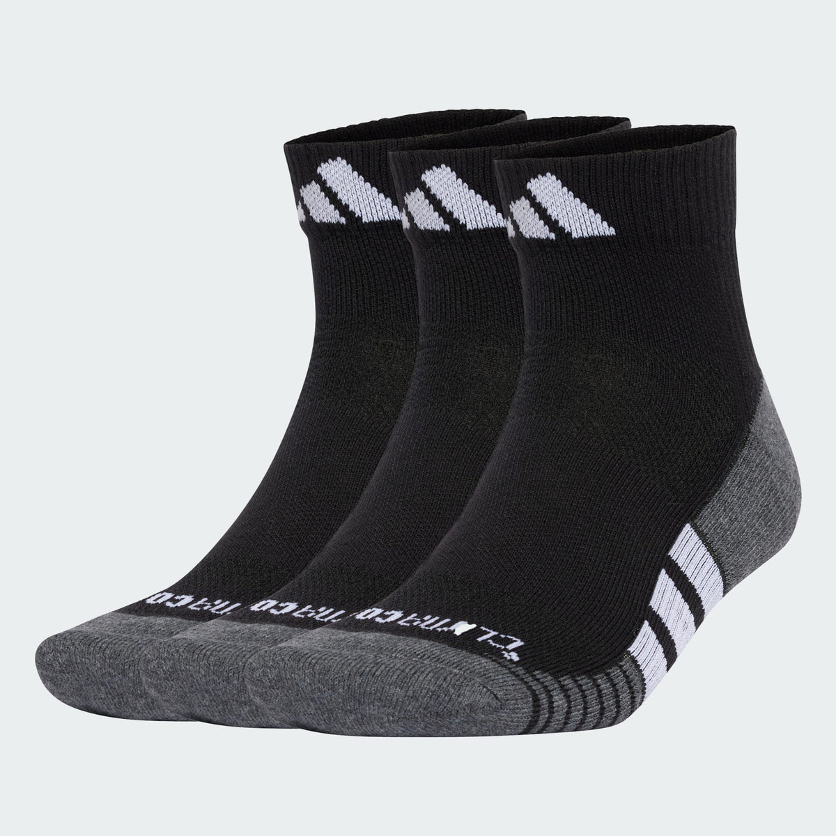 Meia Adidas Cano Curto Climacool 3 Pares ( 41-43) - Cinza/Preto