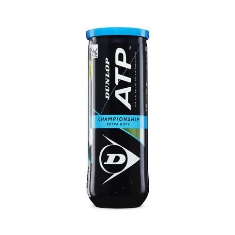 Bola de Tênis Dunlop Atp Championship Extra Duty - Tubo Com 3 Bolas