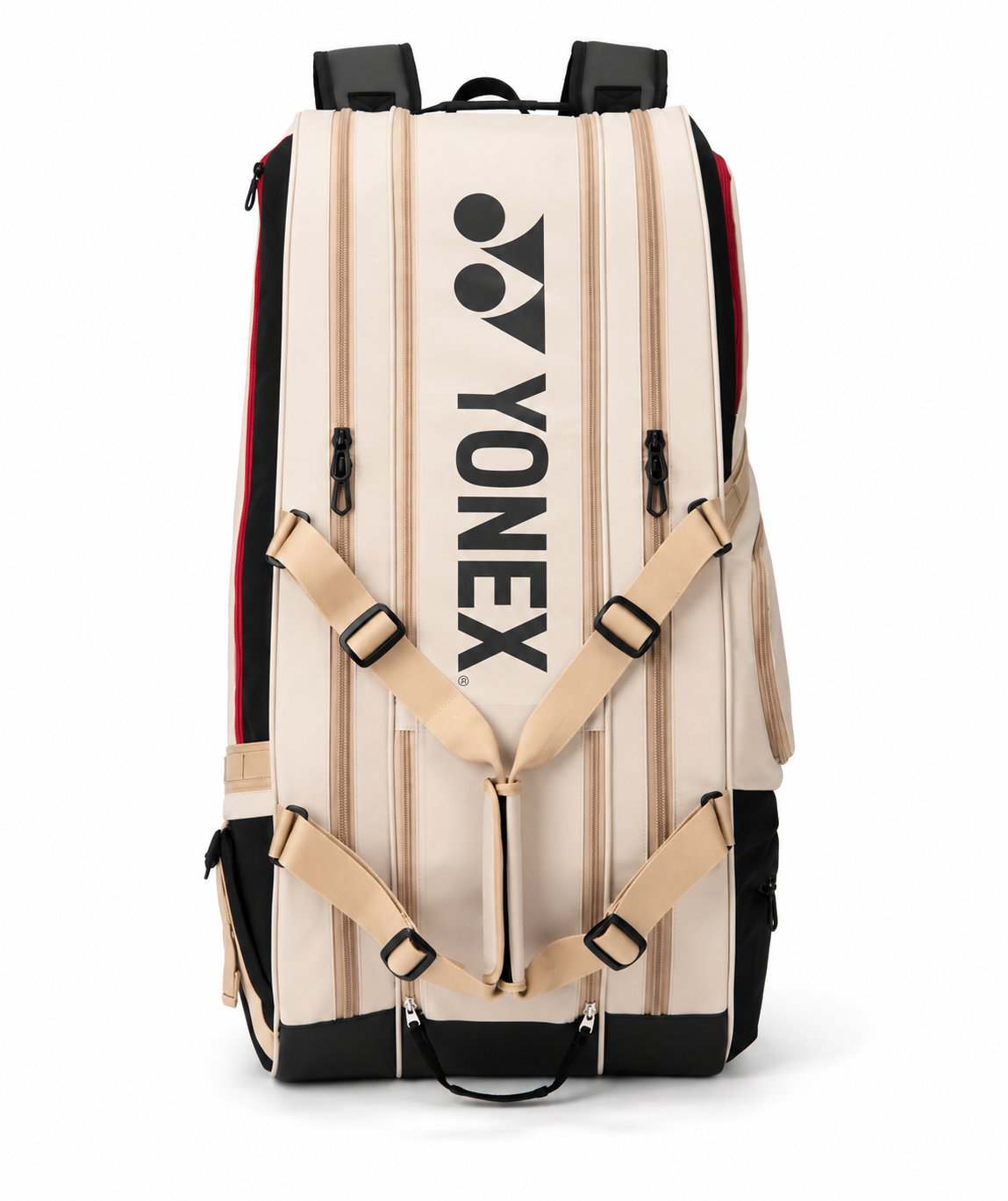 Raqueteira Yonex Gearlogic 2026 Dupla Bege - 9 Raquetes