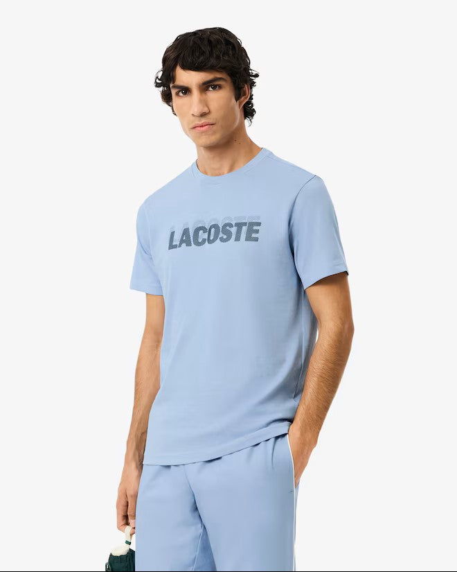 Camiseta Sport Ultra Dry com Estampa Gráfica - Azul