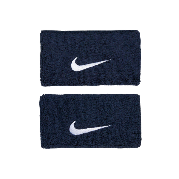 Munhequeira Nike Swoosh Longa -Azul Marinho/Branco