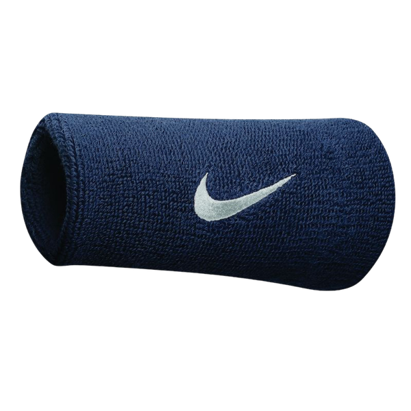 Munhequeira Nike Swoosh Longa -Azul Marinho/Branco