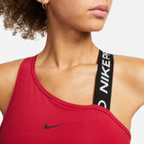Top Nike Pro Swoosh Feminino - Vermelho