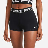 Shorts Nike Pro Feminino 3 Polegadas Logo Pequena - Preto