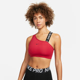 Top Nike Pro Swoosh Feminino - Vermelho