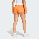 Shorts Adidas Tennis Climacool Match 2 Em 1 Femino - Laranja