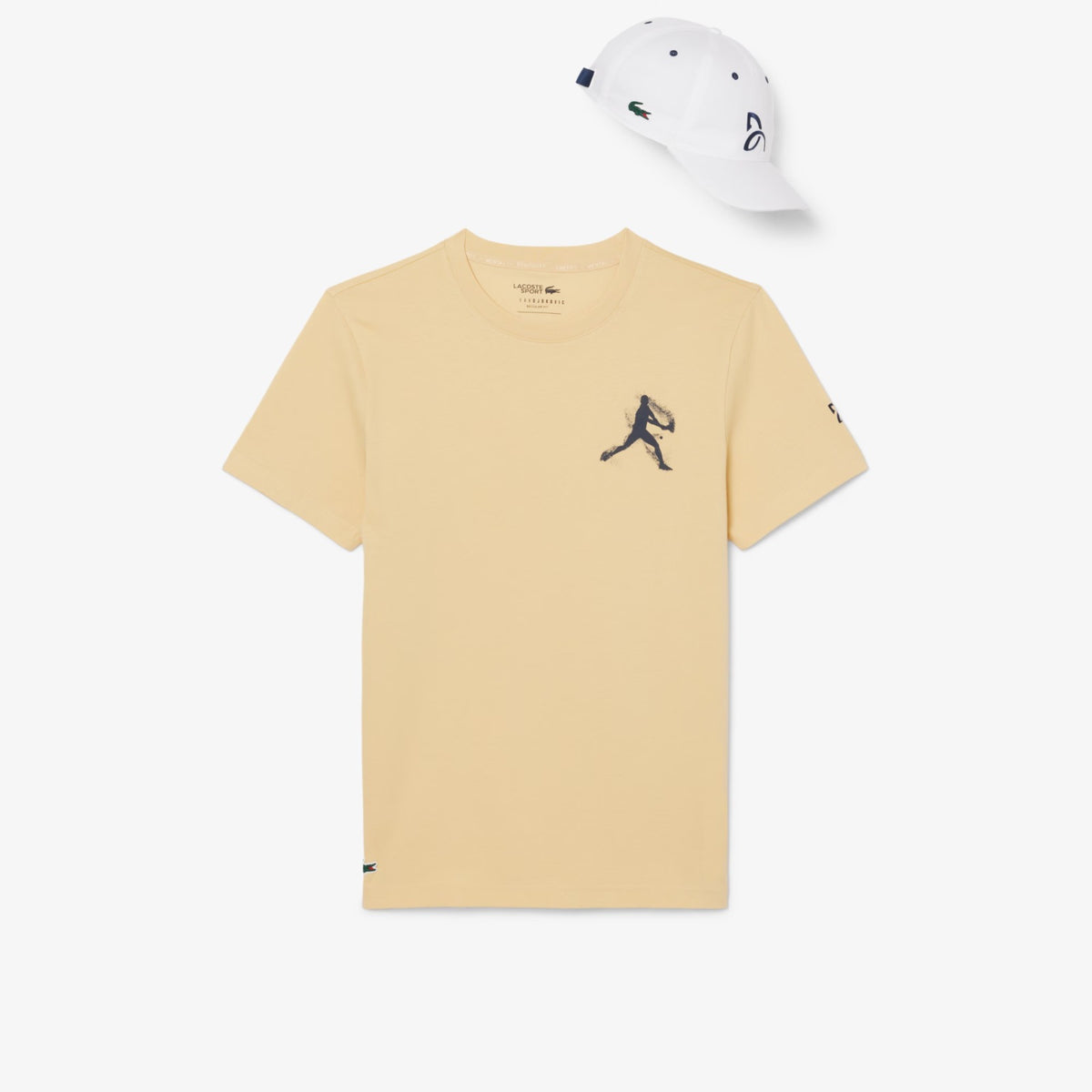 Conjunto Lacoste Camiseta e Boné Novak Djokovic -  Jaune