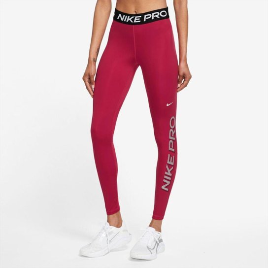 Legging Nike Pro Dri-Fit - Vermelho