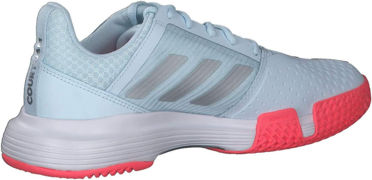 Tênis Adidas Courtjam Bounce All Court Feminino - Azul/Rosa