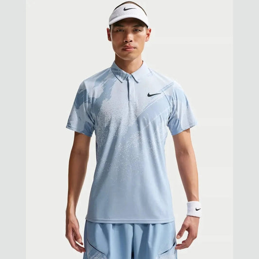 Camisa Polo Nike Court Slam Masculina - Azul